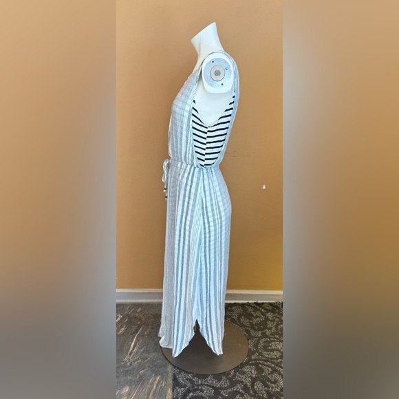 Hummingbird classic beachy contemporary Striped Sleeveless Maxi Dress size M - Picture 14 of 15